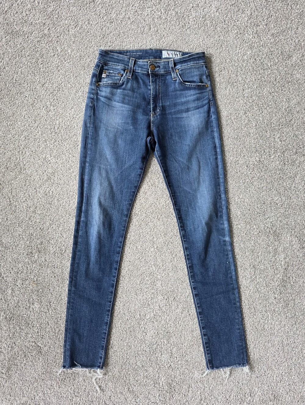 AG Jeans Farrah High-Rise Skinny Ankle Jeans